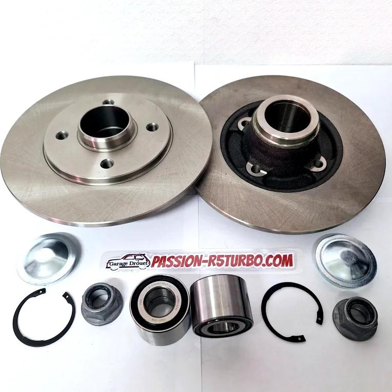 Roulements + disques de frein arrière pour Super 5 GT Turbo