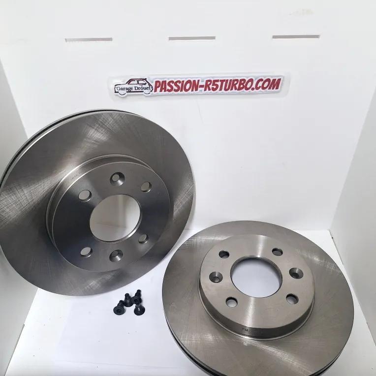 Disques de frein avant pour Super 5 GT Turbo