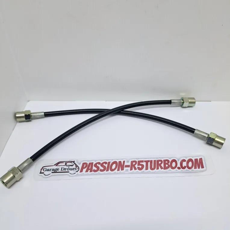 Flexibles de frein arrière aviation pour Super 5 GT Turbo