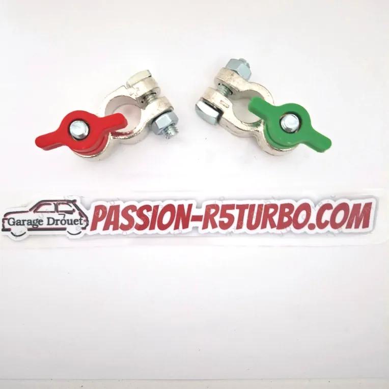 Jeu de cosses à batterie pour R5 Turbo et Super 5 GT Turbo