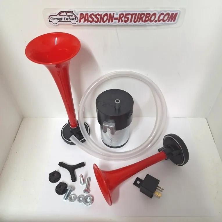 Klaxon 2 tons pour R5 Turbo