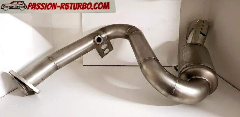 Silencieux d'échappement (réplique DEVIL) pour R5 Turbo